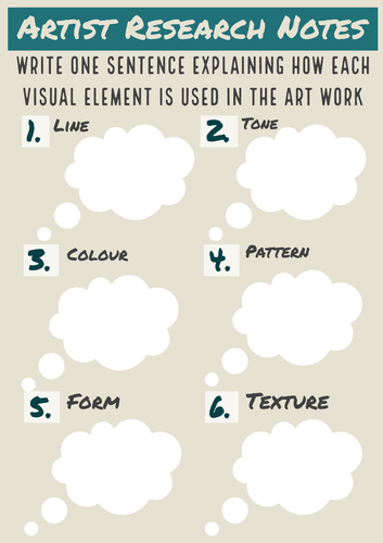 Visual Elements Pack | Teaching Resources