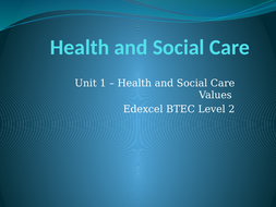 Health and Social Care Life Stages & Relationships HSO2 Full Unit ...