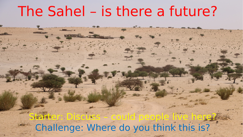 Africa - future of the Sahel | Teaching Resources