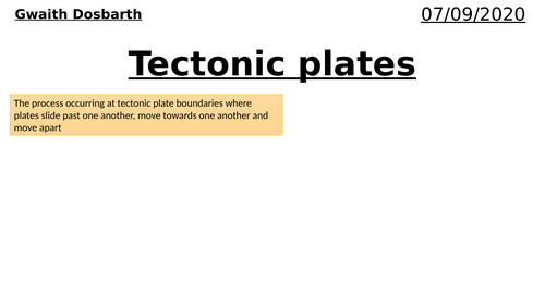 WJEC - Applied science - Unit 1 Earth | Teaching Resources