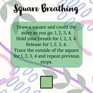 Calm Corner Breathing Technique Prompt Cards | Teaching Resources