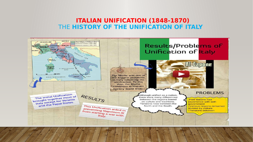 write a thesis statement comparing the causes of italian and german unification