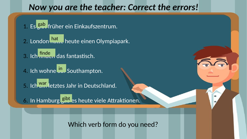 Was hast du in den Ferien gemacht Perfekt Grammatik Past tense holidays ...