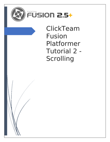 Clickteam fusion platformer guide - Scrolling