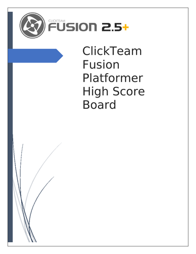 Clickteam Fusion Platformer Tutorial - Add a high score board