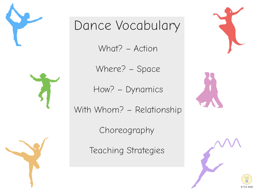 dance vocabulary teaching resources