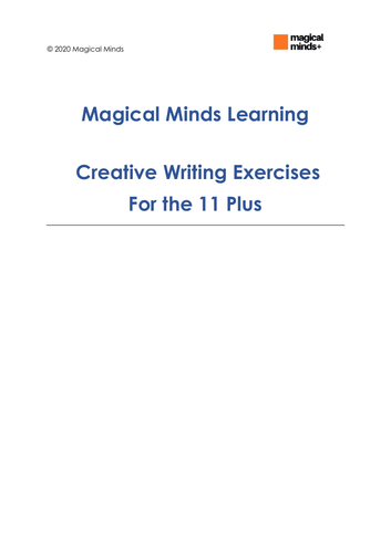 creative writing ideas for 11 plus