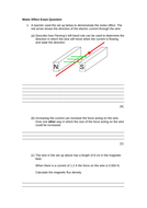 GCSE Physics (9 – 1) The Motor Effect | Teaching Resources