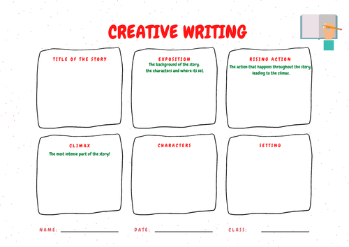 creative writing templates for elementary students