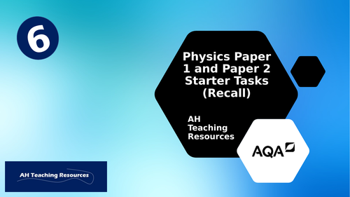 GCSE AQA Physics Trilogy P1/P2 Starters