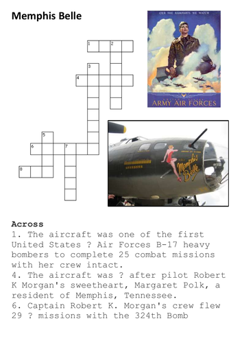 Memphis Belle Crossword