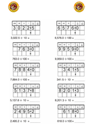 Division by 10 and 100 (decimal numbers) | Teaching Resources