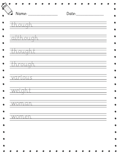 Y3 and Y4 Handwriting Practice Book LKS2 statutory spellings | Teaching ...