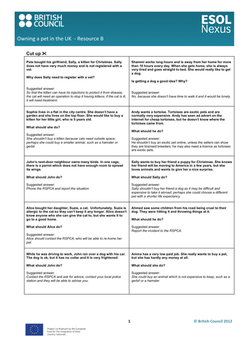 animal rights vs animal welfare worksheet