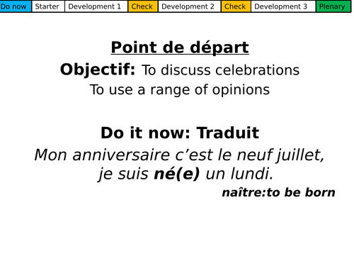 Point de départ Dynamo 2 Module2.1