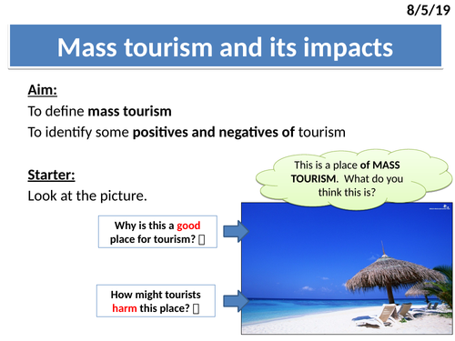 mass tourism esl
