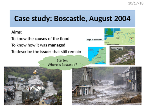 boscastle case study sheet
