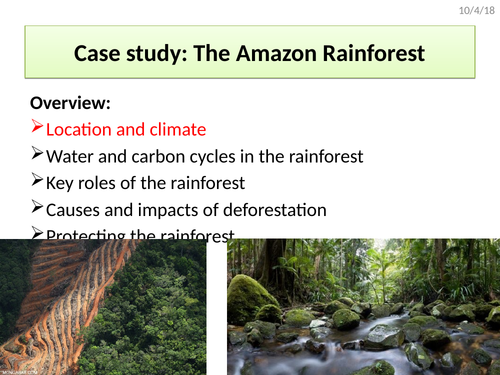 deforestation and climate change case study