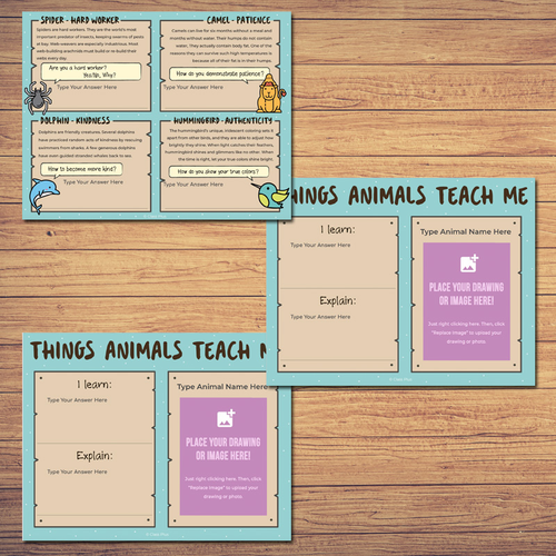 The Zoo | Things Animals Teach Us Google Slides | Teaching Resources