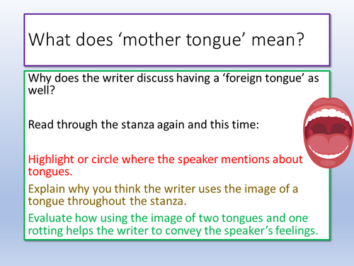 Search For My Tongue | Teaching Resources