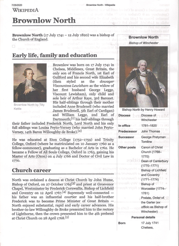 Brownlow North (18101875) Evangelist Teaching Resources