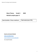 abrsm grade 5 theory sample paper answers