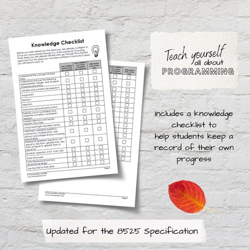 Python Programming AQA GCSE Computer Science Workbook (8525) | Teaching ... image.