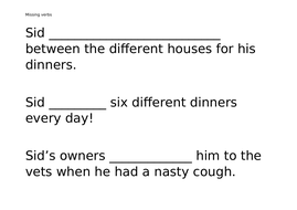 Six Dinner Sid Teaching Resources