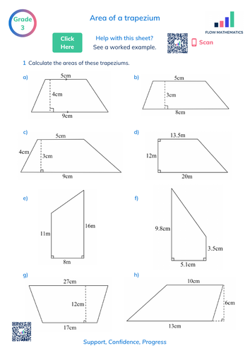 Area of a trapezium | Teaching Resources