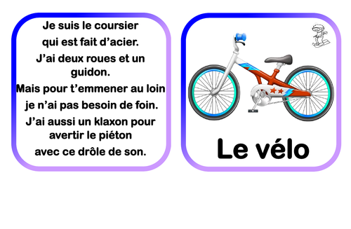Sport riddles in French. | Teaching Resources