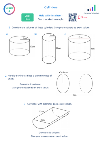 lesson 8 1 volume of cylinders (homework practice)
