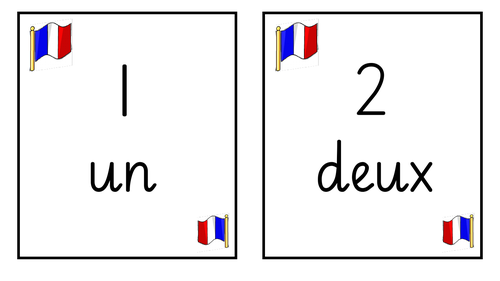 french number display to 100 teaching resources