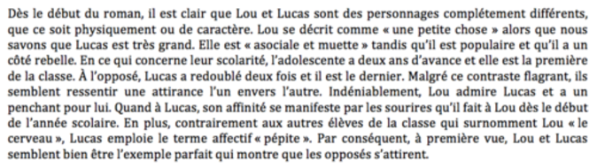 No et Moi- Model Essay and Plan- Lou et Lucas- A Level French ...