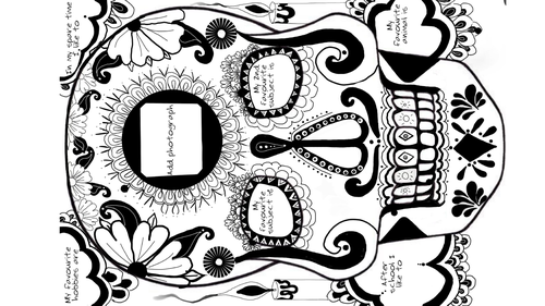 Day of the Dead knowledge organiser, back to school activity, clay ...