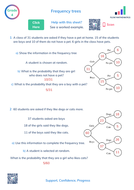 Expected frequency worksheet picture