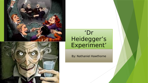 what was the purpose of dr heidegger's experiment quizlet