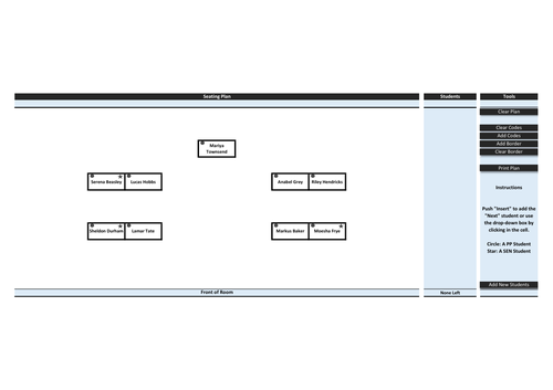 Seating Plan | Teaching Resources