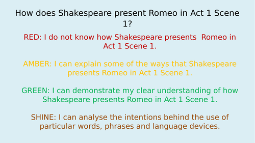 Romeo and Juliet - Analysing Romeo in Act 1 Scene 1 | Teaching Resources