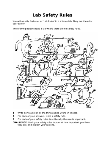 Lab Safety and Hazard Symbols KS3 Science | Teaching Resources