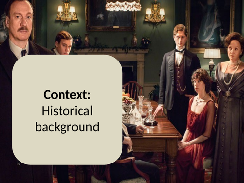 Comprehensive Context To An Inspector Calls Teaching Resources 5373