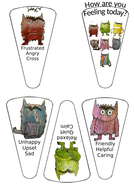 Colour Monster Emotions Fan | Teaching Resources