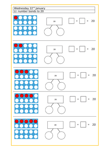 year-1-number-bonds-to-20-teaching-resources