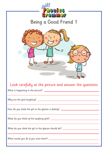 jolly phonics and grammar picture comprehension worksheets teaching