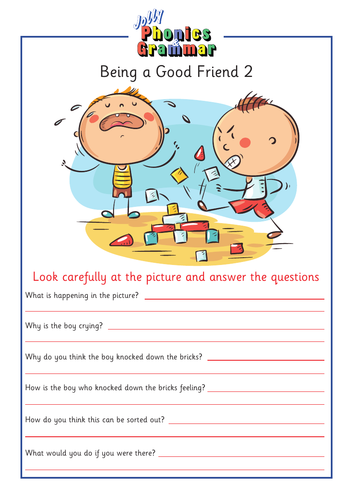 jolly phonics and grammar picture comprehension worksheets teaching