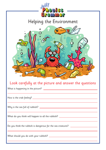 jolly phonics and grammar picture comprehension worksheets teaching