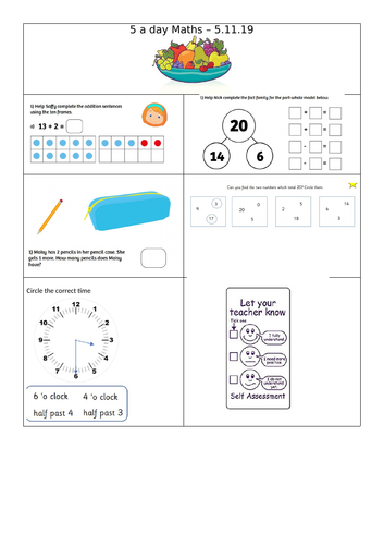 5-a-day-maths-year-2-teaching-resources