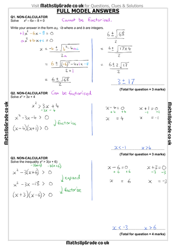 gcse maths 1ma1 problem solving