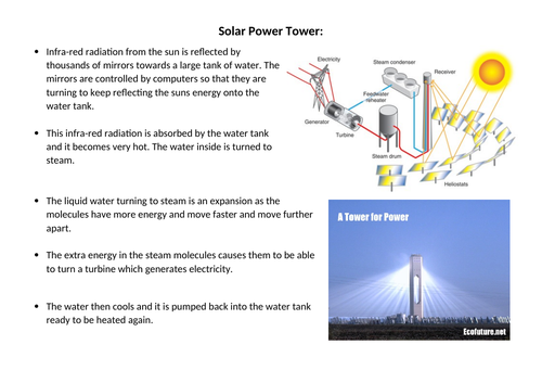 Renewable and Non Renewable Energy [NEW SPEC AQA] | Teaching Resources