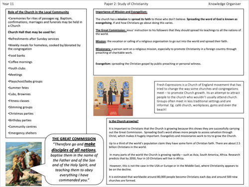 Gcse Paper 2 - Study Of Christianity 