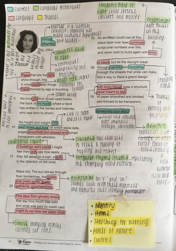 GCSE English Literature Power and Conflict poetry Grade 9 notes ...